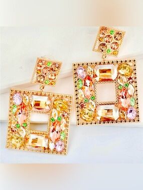 NEW Gold & Gemstone Earrings